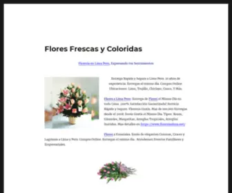 Ariesfloreria.com(Envio de Flores a Lima Peru MEJOR Floreria Promociones HOY) Screenshot