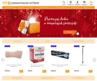 Ariesmedishop.cz(Zdravotnické potřeby on) Screenshot