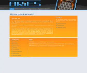 Ariesmicrovision.com(The Aries website) Screenshot