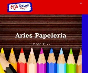 Ariespapeleria1977.com(Aries Papelería) Screenshot