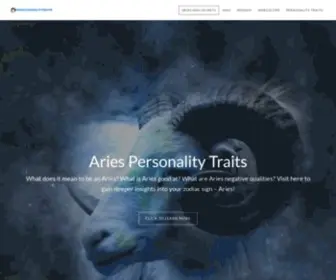 Ariespersonalitytraits.com(Aries Personality Traits) Screenshot