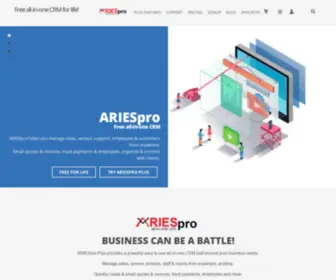 Ariesprocrm.com(ARIESpro Free all) Screenshot