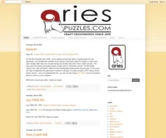 Ariespuzzles.com(Aries Puzzles) Screenshot