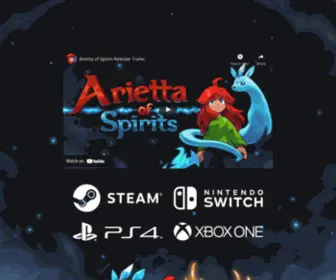 Ariettaofspirits.com(Arietta of Spirits) Screenshot