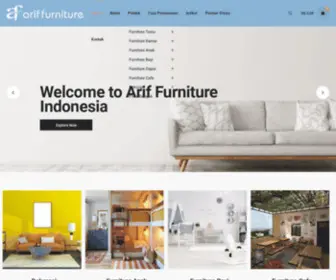 Ariffurnitureindonesia.com(Jual Furniture Minimalis Jepara & Modern Online Terlengkap) Screenshot