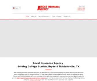 Arightins.com(Aright Insurance Agency) Screenshot