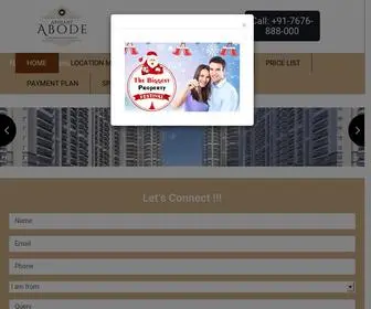 Arihantabodenoida.com(Arihant Abode) Screenshot