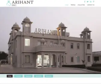 Arihantinc.com(Shree Arihant Mangal) Screenshot