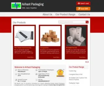 Arihantpackaging.in(Arihant Packaging) Screenshot