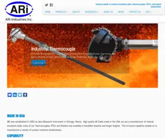 Ariindustries.com(MI CABLE MADE IN THE USA) Screenshot