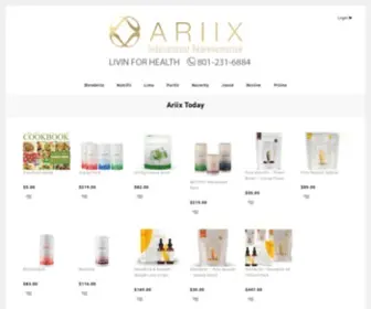 Ariixtoday.com(Ariix Today Click Tabs Above For More Products) Screenshot