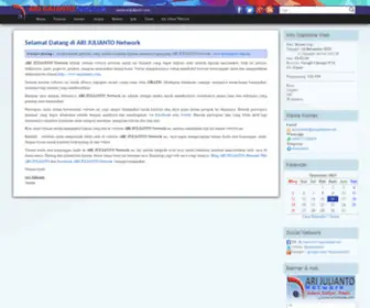 Arijulianto.com(ARI JULIANTO Network) Screenshot