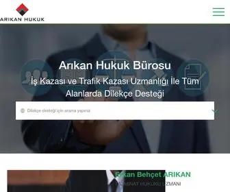 Arikanavukatlik.com(Kan Hukuk B) Screenshot