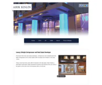 Arikkislin.com(Arik Kislin) Screenshot