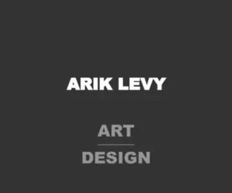 Ariklevy.fr(Arik Levy Art and Design Studio) Screenshot