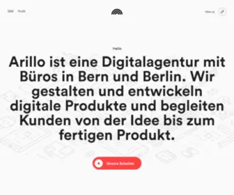 Arillo.ch(UX Design & Digitalagentur Bern) Screenshot