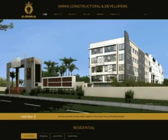 Arimadevelopers.com(Construction Companies in Coimbatore) Screenshot