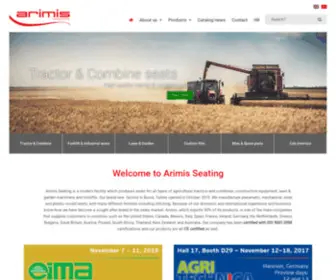 Arimisseat.com(Arimis Seating Systems) Screenshot