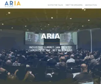 Arinaction.org(Augmented Reality Summit ARIA) Screenshot