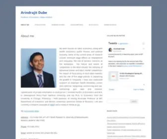 Arindube.com(Arindrajit Dube) Screenshot