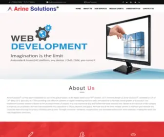 Arinesolutions.com(Arine Solutions®) Screenshot