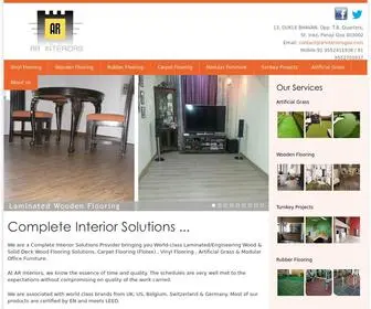 Arinteriorsgoa.com(AR Interiors) Screenshot