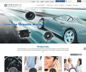 Ario.com.tw(ARIOSE ELECTRONICS CO) Screenshot