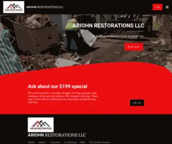 Ariohn.com(Ariohn Restorations) Screenshot