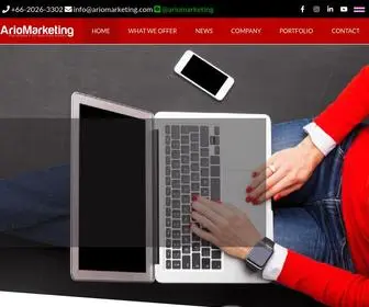 Ariomarketing.com(Digital Marketing Agency in Thailand) Screenshot