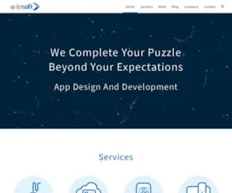 Ariosoft.com(Homepage) Screenshot