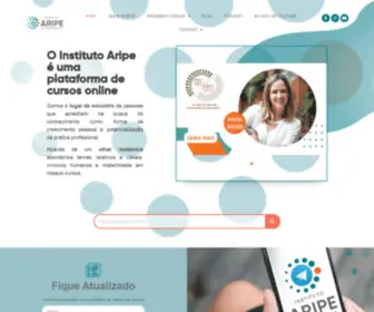 Aripe.com.br(Instituto Aripe) Screenshot