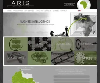 Aris-Intelligence.com(ARIS Intelligence Economique et Stratégique) Screenshot