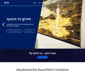 Aris-Space.ch(ARIS Space and Rocket projects in Switzerland) Screenshot