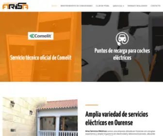 Arisaservicioselectricos.com(Arisa Servicios Eléctricos) Screenshot