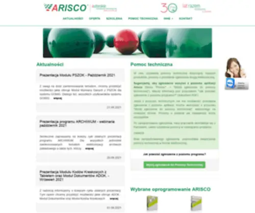 Arisco.biz(Oprogramowanie komputerowe) Screenshot