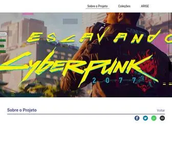 Arisecyberpunk.com(ARISE) Screenshot