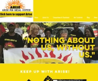 Arisespringfield.org(Advocacy) Screenshot