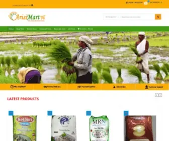 Arisimart.com(Chennai's Online Rice Store) Screenshot