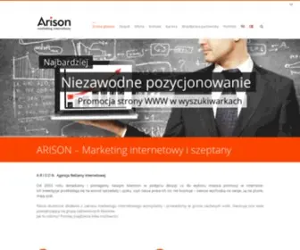 Arison.pl(Marketing internetowy i szeptany) Screenshot