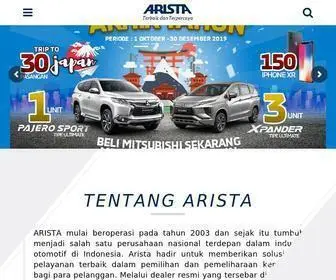 Arista-Group.co.id Screenshot