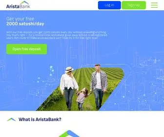 Aristabank.com(AristaBankSatoshi Free) Screenshot