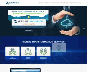 Aristagroup.net(IT Consulting Company) Screenshot