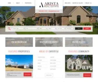 Aristare.com(ARISTA Real Estate) Screenshot