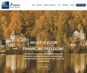Aristawa.com(Arista Wealth Advisors) Screenshot