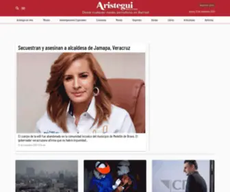 Aristeguinoticias.com.mx(Aristegui noticias) Screenshot