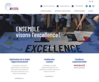 Aristeio.com(Optimisation de la chaîne d’approvisionnement) Screenshot