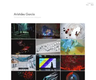 Aristidesgarcia.de(Generative design) Screenshot