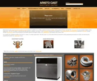 Aristo-Cast.com(Aristo-Cast Inc) Screenshot