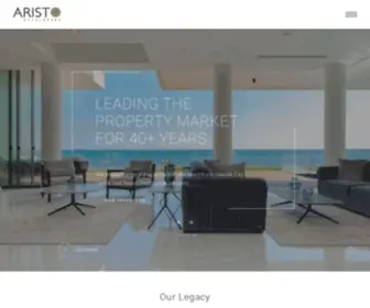 Aristodevelopers.com(Leading Cyprus Property Developer) Screenshot