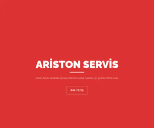 Ariston-Servis.com(ARİSTON) Screenshot